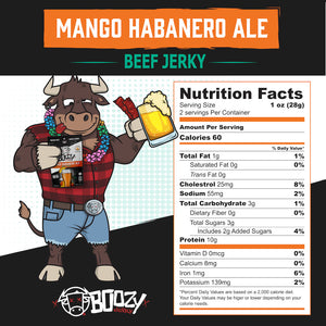 Mango Habanero Ale Beef Jerky