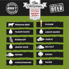 Load image into Gallery viewer, Rosemary Garlicky Pilsner Beef Jerky