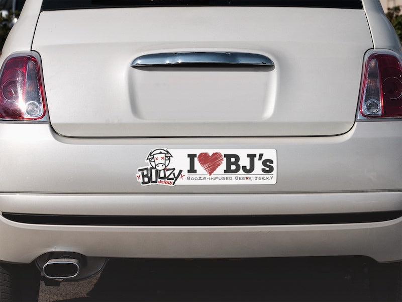 I LOVE BJ's Bumper Sticker